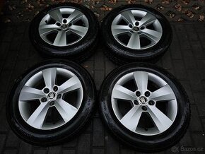 ALU kola zimní Škoda 5x100 Fabia III Rapid R15 Matone