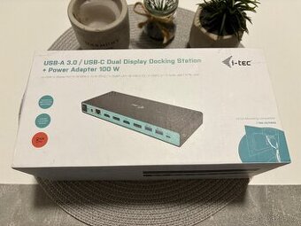i-tec USB 3.0 / USB-C / Thunderbolt 3 Dual Display Docking