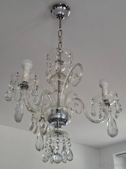 Křišťálový lustr 3x E14
