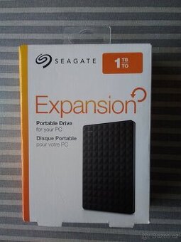 Nový externí disk Seagate Expansion 1TB.