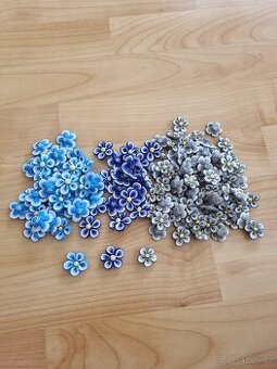 Fimo kytičky - set 130 kusů