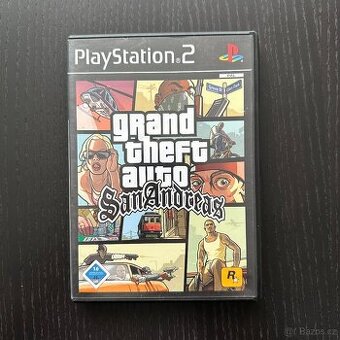 Grand Theft Auto San Andreas hra pro Playstation 2 PS2