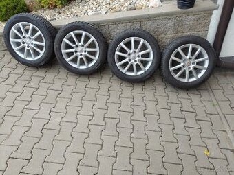 ALU disky originál Seat 5x112 r16 zimní pneu