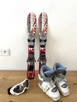 dětské lyže 70 + lyžařské boty