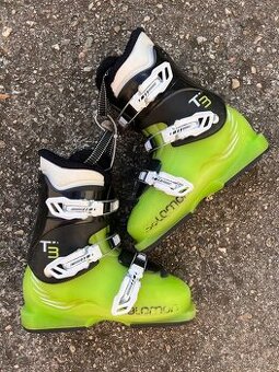 Juniorské lyžáky Salomon T3 - vel. 38 (24,5cm)