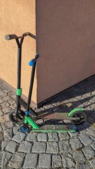 2x pumtrack kolobezka ALU - hliník