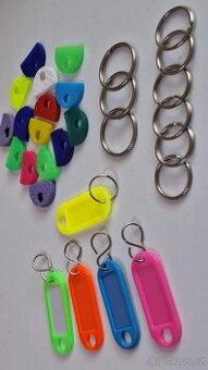MIX NA KLÍČE - kroužky, visačky, rozlišovače