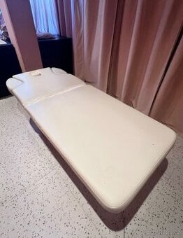 Elektrické Masážní Wellness lehátko 3 motory bílé