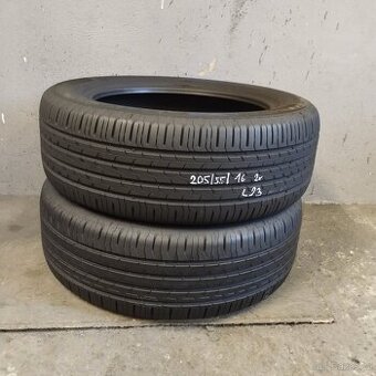 2x letní pneumatiky 205/55/16 V Continental