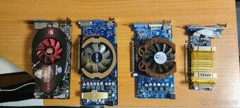 3 různé grafické karty