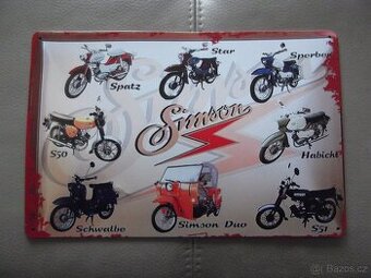 SIMSON PLECHOVÁ CEDULE