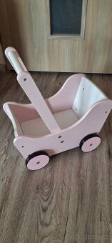 Dřevěný vozíček + chodítko