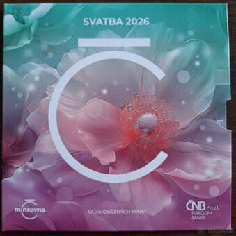 SADA OBĚŽNÝCH MINCÍ 2026 SVATBA stand