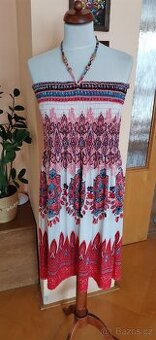 Letní žebrované šaty vel. 36/38