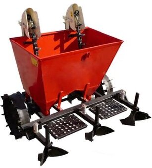 Dvouřadkový sazeč za traktor