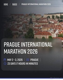 Prodám registraci na Prague International Marathon 2026