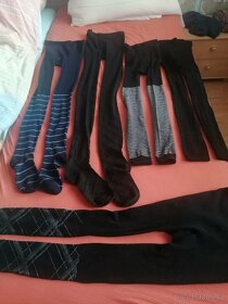 Nové teplé punčocháčové kalhoty a legíny