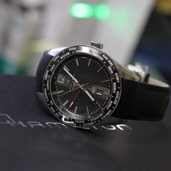 Hamilton, model Broadway GMT, orig. hodinky, NOVÉ