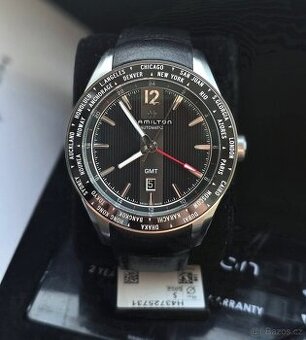 Hamilton, model Broadway GMT, orig. hodinky, NOVÉ