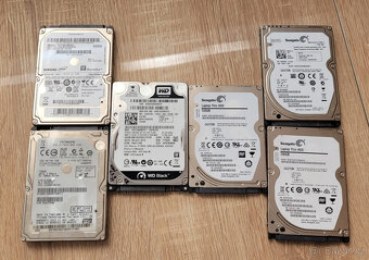 Hard disky 2,5" sata 500GB a 750GB z NTB.