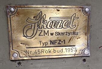 Frézka NFZ_1_1957 - 1