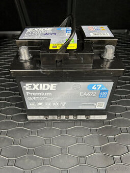 Autobaterie EXIDE 47 ah 450 a v záruce