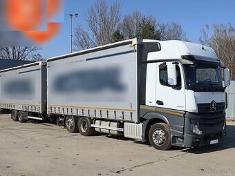 Mercedes-Benz ACTROS 2542, 6x2, EURO 6, 26 TUN, 18 PALET+ PŘ