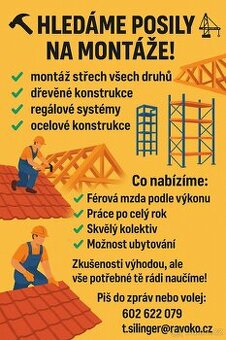 Rozšiřujeme tým a hledáme šikovné parťáky na: