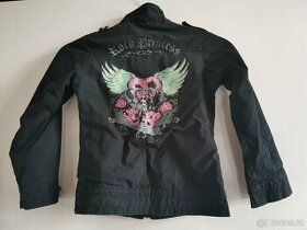 Moderní bunda rock dívčí bunda vel. 116
