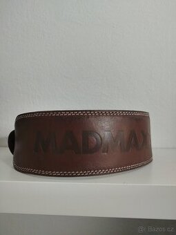 Fitness opasek MadMax Full leather MFB246 Brown M