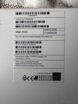 Prodám Mac mini M1 16GB/256GB
