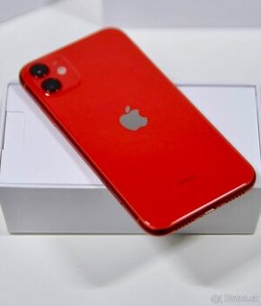 iPhone 11 Red BATERIE 100% TOP