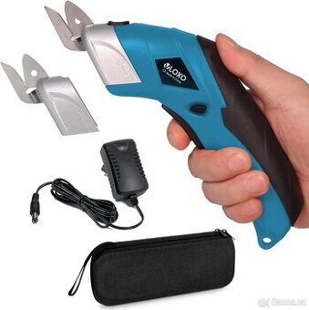 VLOXO Aku elektrické nůžky – 2 vyměnitelné břity