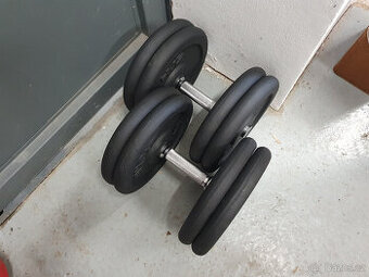 Jednoručky činky 2x43kg za 4990,-