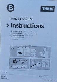Kit Thule 3024 - SUZUKI Grand Vitara, SUV, 06-12