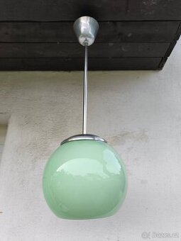 Starožitný Art Deco lustr "koule" - 30. léta