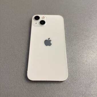 iPhone 13 256GB bílý, pěkný stav, 12 měsíců záruka