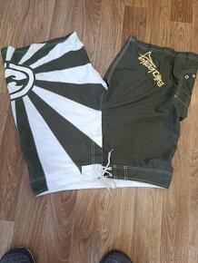 2 x značkové kratasy quiqsilver a billabong