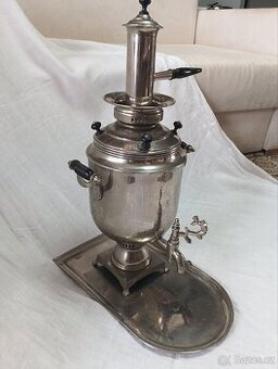 Starý rusky samovar ,kompletní .
