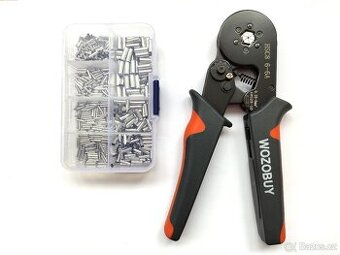 Krimpovací kleště šestihranné + 600 kusů objímek = 400kč. H