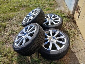 Alu kola 5x120 r18 ET 20 + zimni pneu