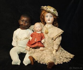 Stoleté porcelánové panenky Armand Marseille
