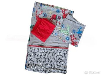 Vánoční povlečení Deers 130x200, 80x80 +  prostěradlo