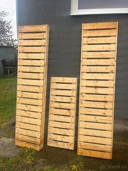 Saunové lehátka 3 ks severský smrk