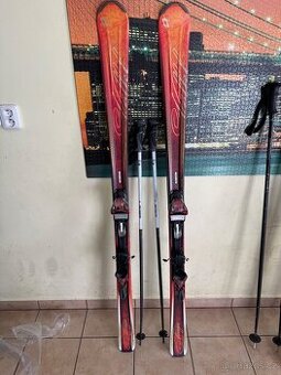 Lyže Volkl + hůlky Elan