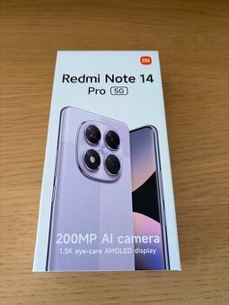 Xiaomi Redmi Note 14 Pro 5G 8GB/256GB Black - nerozbalený