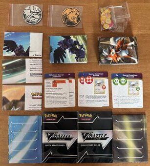 Pokémon V Battle Deck Bundle Lycanroc V vs Corviknight V