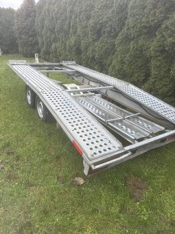 Autopřepravník/ vlek – dvounáprava, celopozink, nájezdy - 1