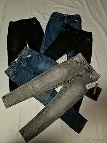 Bal.22 Džíny 5ks.+zimní bunda vel.140