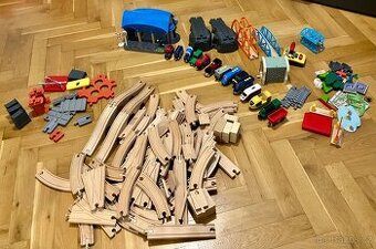 Velká sada vláčků a kolejí